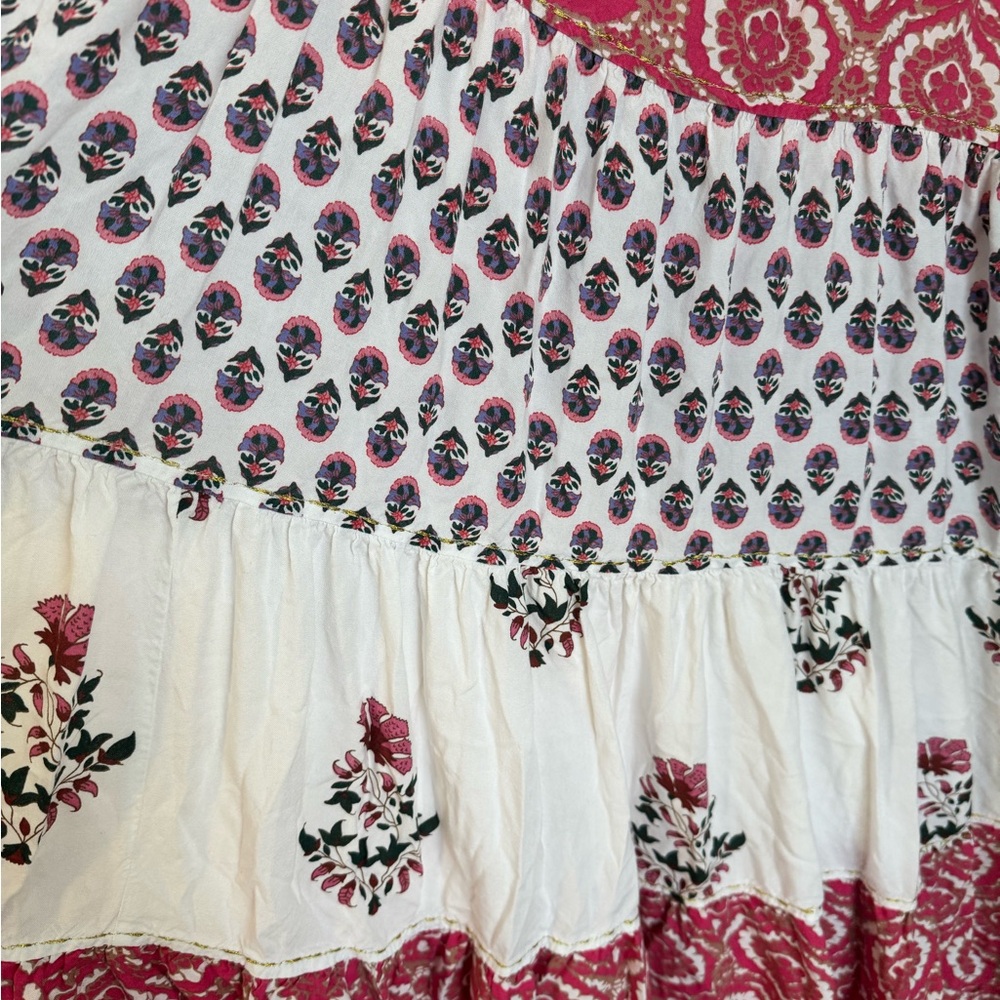 Chelsea & Theodore White and Pink Floral Dress Size 2XL/2T - Picture 5 of 6
